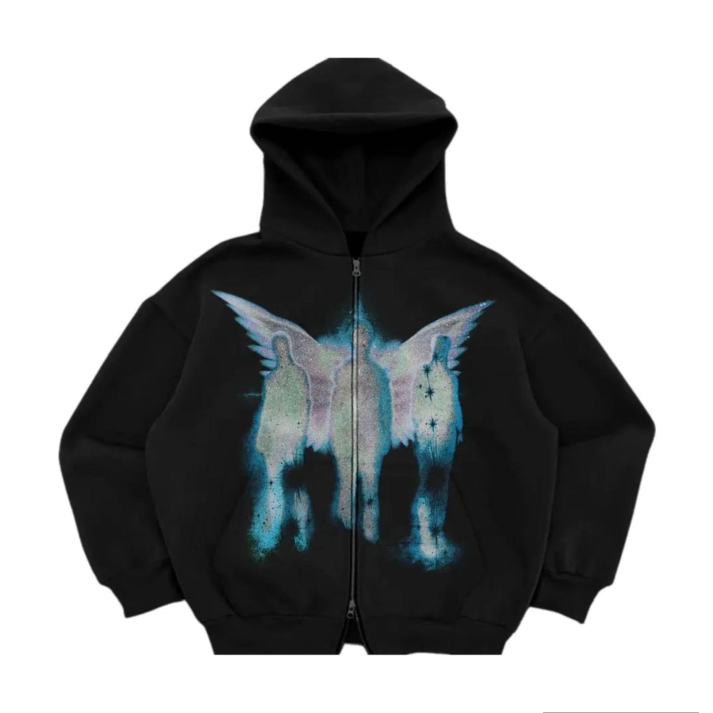 RETRO CARDIGAN CLOUD Zip Up Hoodie