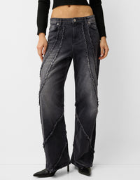 Baggy Jeans with Tassels