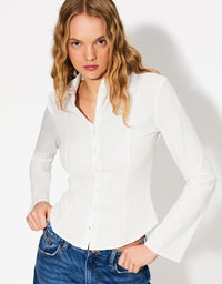 BLOUSE WITH WIDE SLEEVES