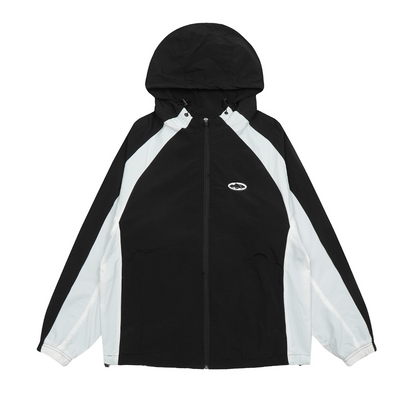 FLMNGO x Crtz Black Windbreaker
