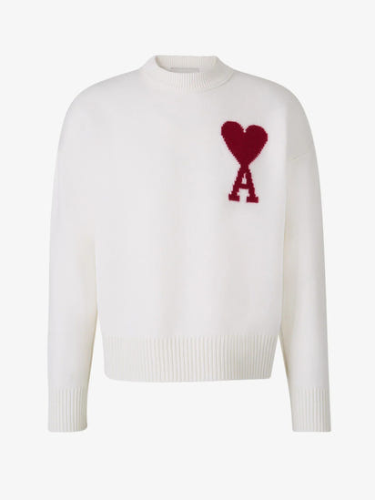 AMI - HEART SWEATER