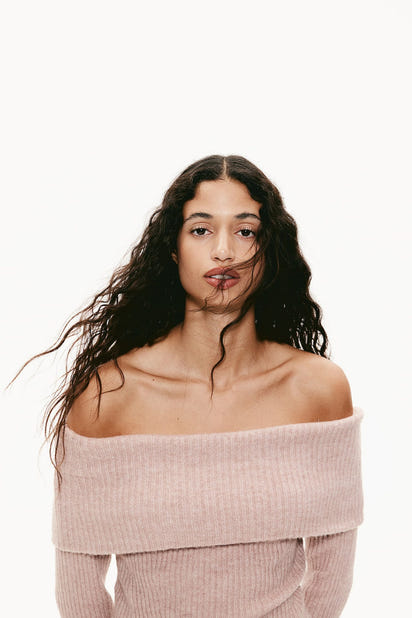 Off-the shoulder sweater