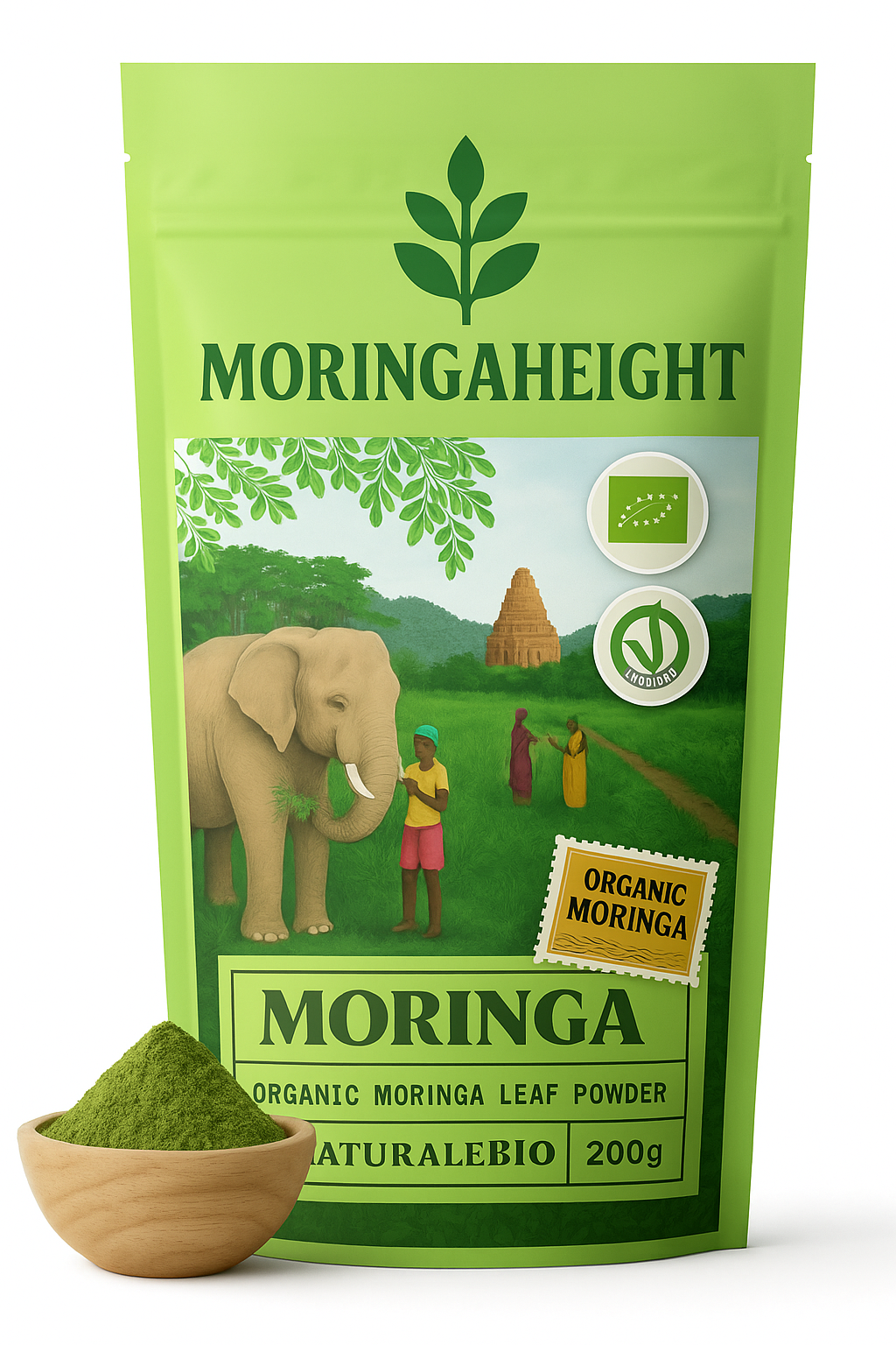 Natural Height Grow Moringa Superfood Powder