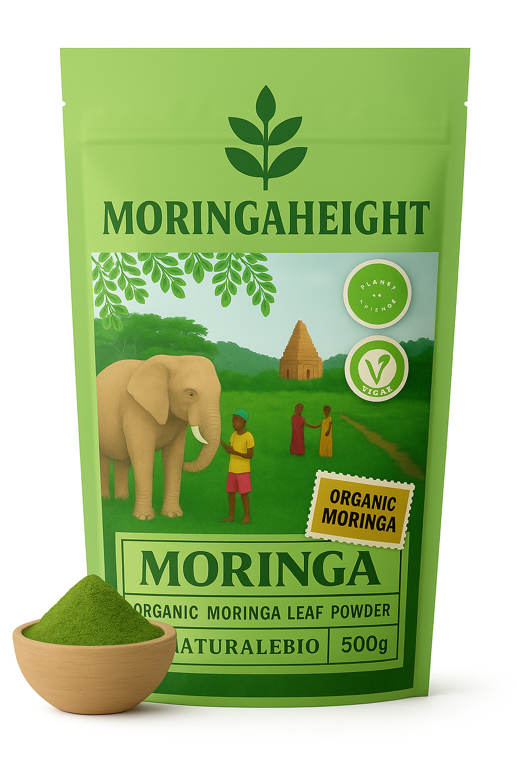 Natural Height Grow Moringa Superfood Powder