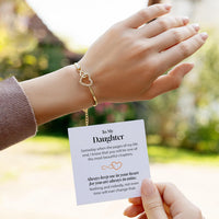 ALWAYS IN MY HEART - INFINITY HEART BRACELET