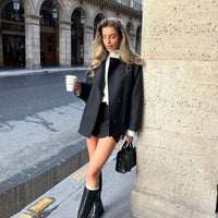 Oversized wool coat™