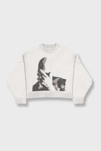 Hidden Face Knit Sweater