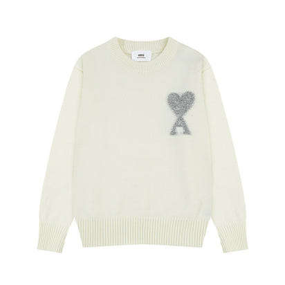 AMI - HEART SWEATER