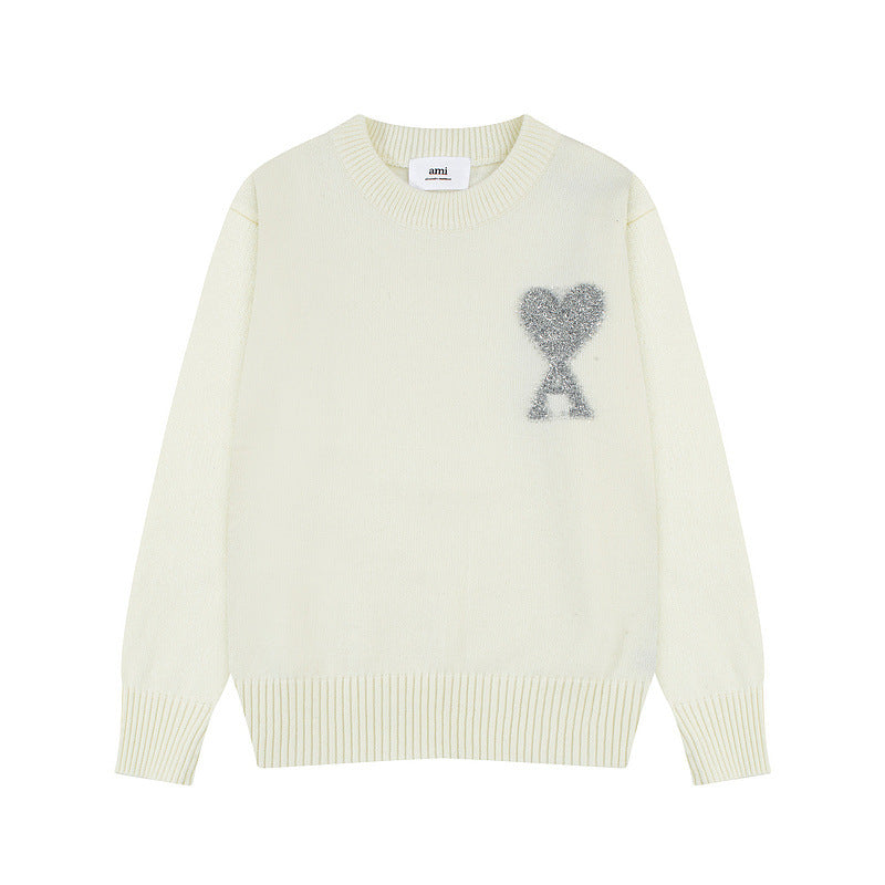 AMI - HEART SWEATER