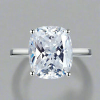 Solid 925 Sterling Silver Princess Cut