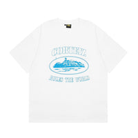 Alcatraz White Blue T-shirt